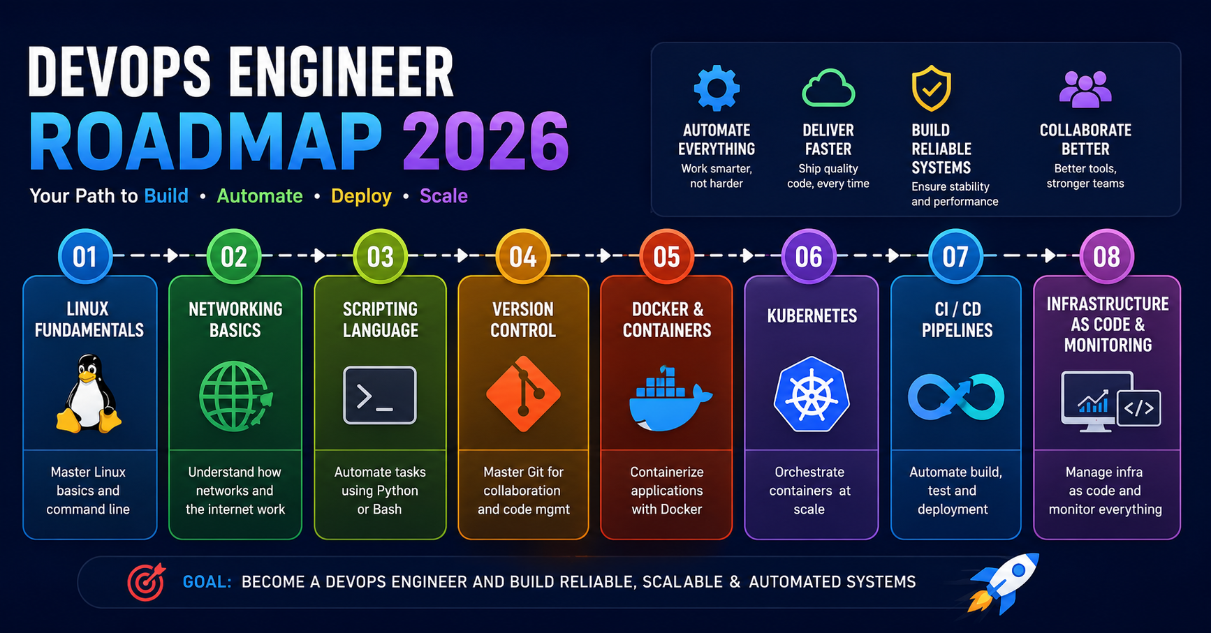 DevOps Roadmap 2026: The Complete Guide to Launching Your Career